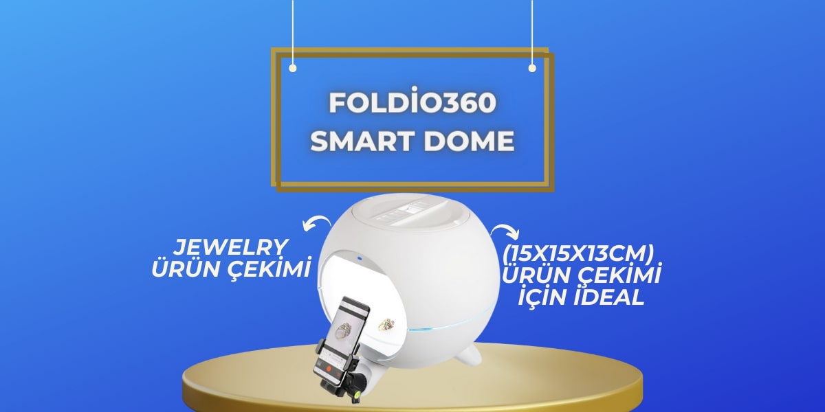 foldio, foldio360, turntable, smart, döner tabla, smart dome, ürün çekim çadırı