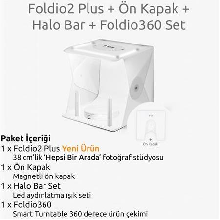 Foldio2 Plus Full Set 360 Derece Led Işıklı Ürün Çekim Çadırı